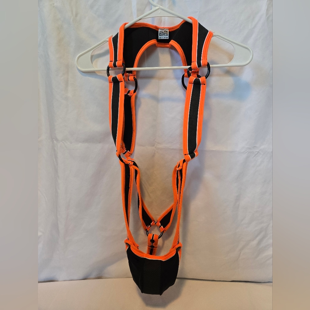 Black And Orange Cellblock13 Neoprene Harness